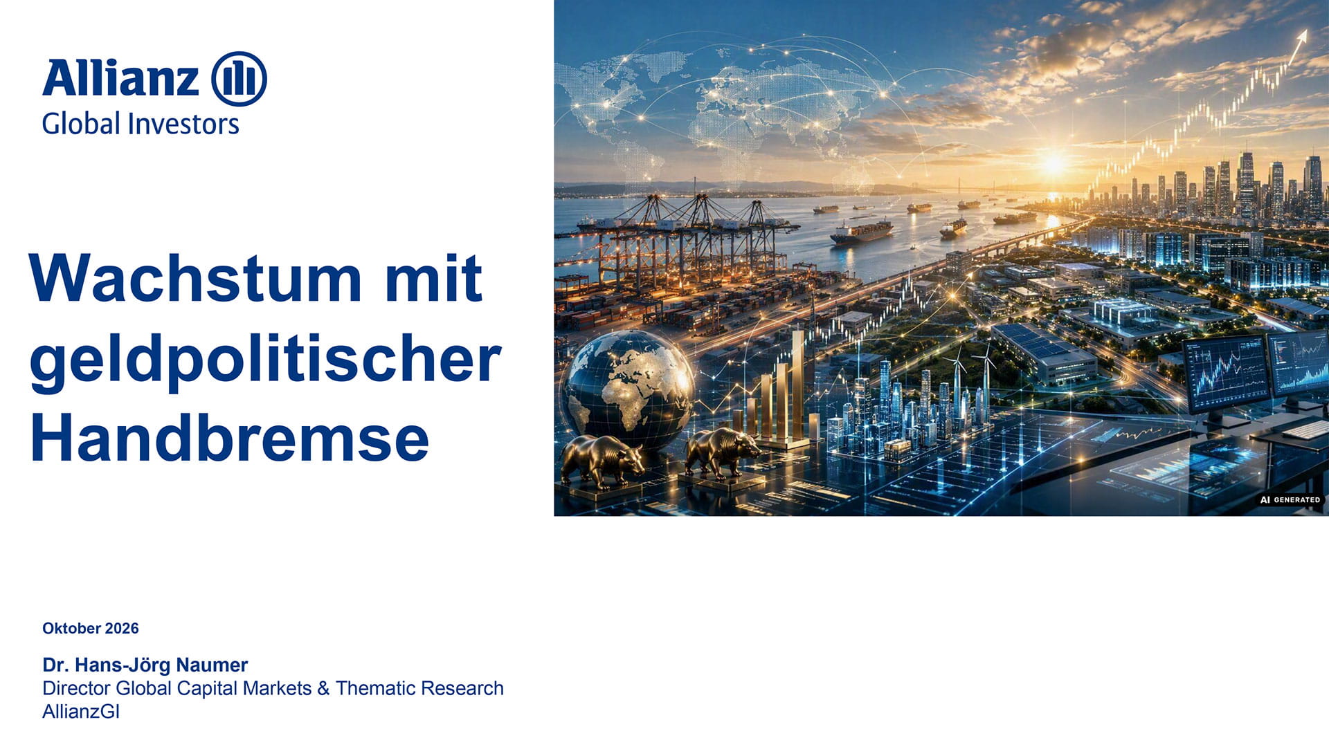Wachstum mit angezogener Handbremse