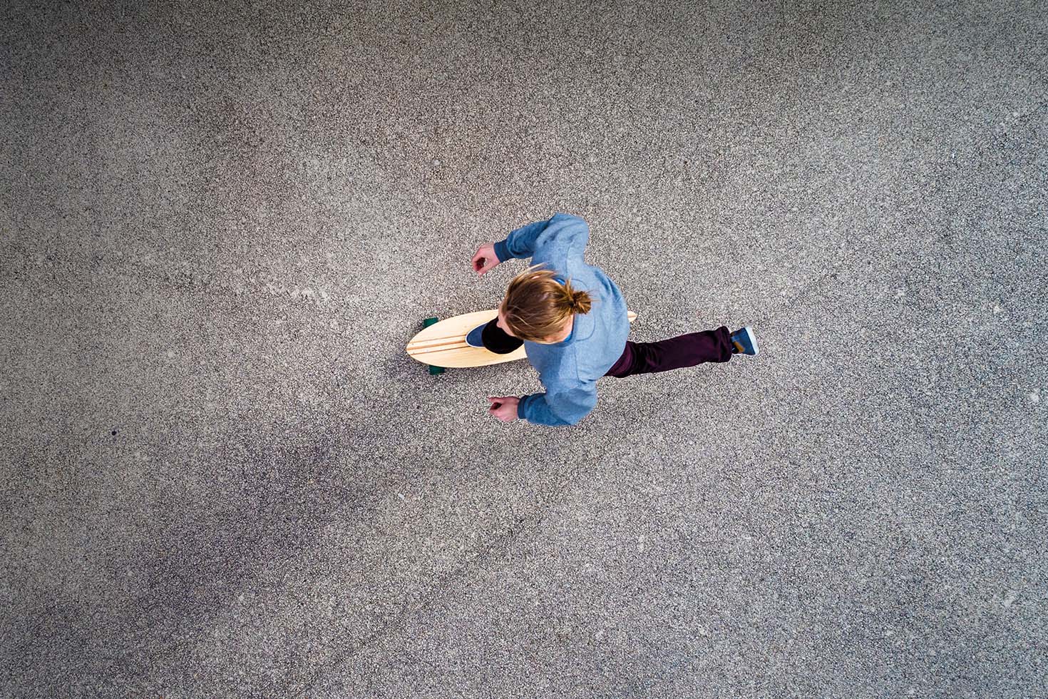 Person auf dem Skateboard - Allianz Global Investors