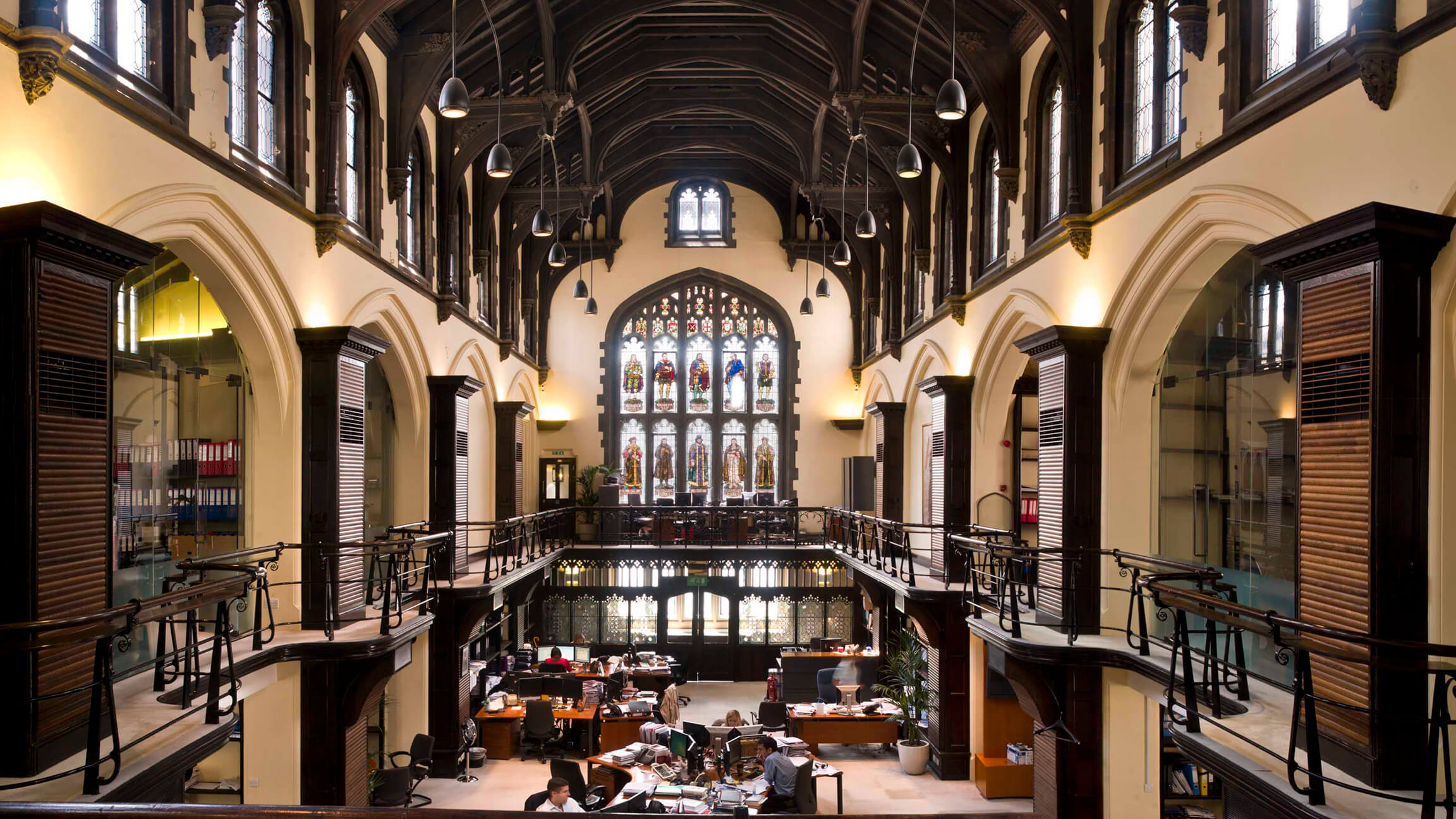 Inside Sion Hall, London