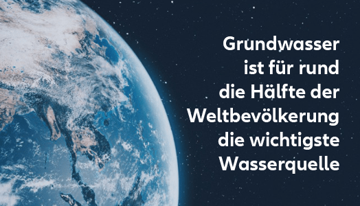 Grundwasser ist für rund die Hälfte der Weltbevölkerung die wichtigste Wasserquelle